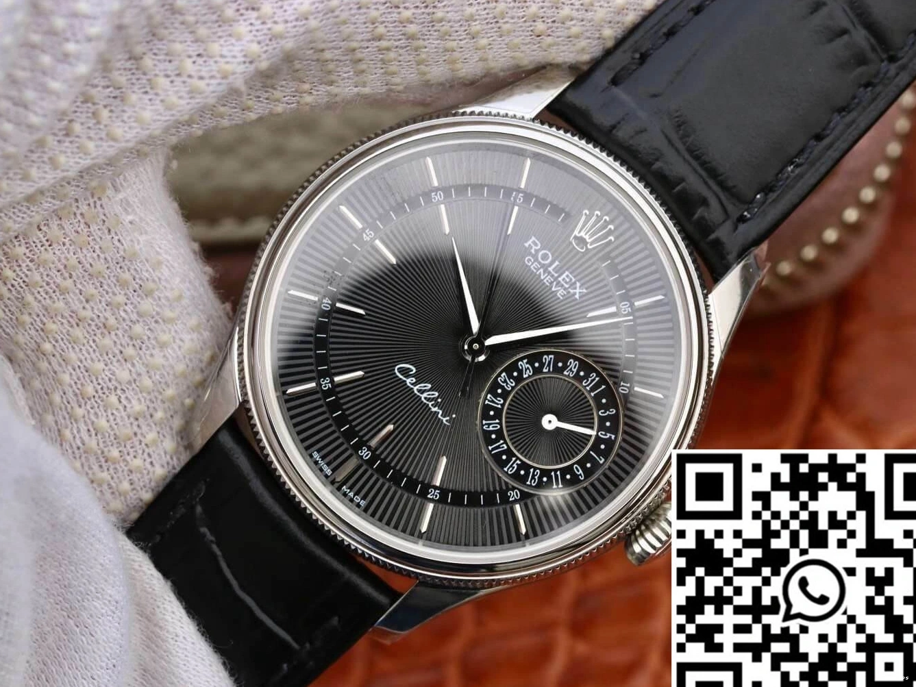 Dial Rolex Factory 50519 MKS Celini Black Date 0921